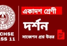 Class 11 Philosophy Suggestion 2024 | একাদশ শ্রেণীর দর্শন সাজেশন ২০২৪