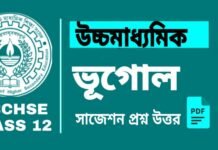 HS Geography Suggestion 2025 | উচ্চ মাধ্যমিক ভূগোল সাজেশন ২০২৫