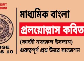 প্রলয়োল্লাস কবিতা (কাজী নজরুল ইসলাম) মাধ্যমিক বাংলা | Madhyamik Bengali Proloyullash Suggestion প্রলয়োল্লাস কবিতা (কাজী নজরুল ইসলাম) মাধ্যমিক বাংলা | Madhyamik Bengali Proloyullash Suggestion