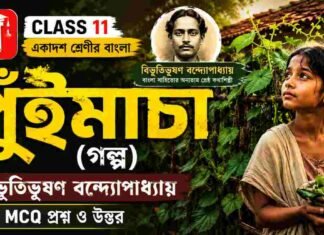 পুঁইমাচা (গল্প) বিভূতিভূষণ বন্দ্যোপাধ্যায় – একাদশ শ্রেণীর বাংলা | Class 11 Bengali Radharani Golpo Question and উত্তর Class 11 Bengali Puimacha Golpo Question and Answer
