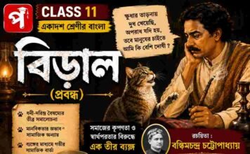 বিড়াল (প্রবন্ধ) বঙ্কিমচন্দ্র চট্টোপাধ্যায় – একাদশ শ্রেণীর বাংলা | Class 11 Bengali Class 11 Bengali Biral Question and Answer Class 11 Bengali Biral Question and Answer